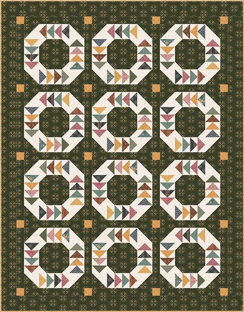 Amber Johnson Welcome Wreath Quilt Pattern