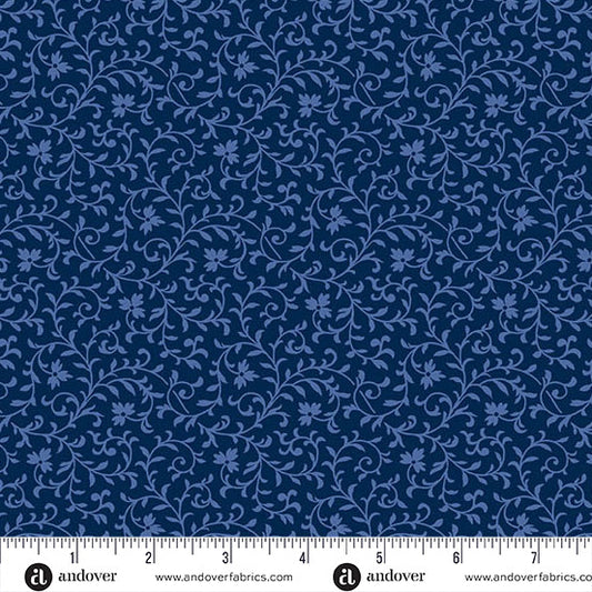 Simply Vine 108" Wide Back Cadet Blue