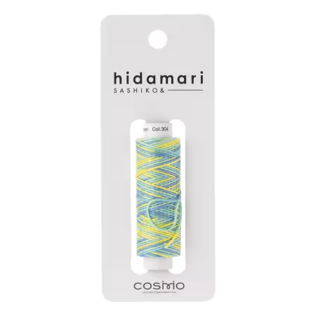 Cosmo Hidamari Sashiko Variegated Thread 30 Meters Sour Candy