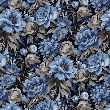 Indigo Large Floral