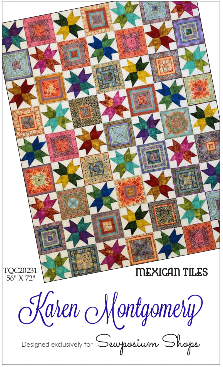 Mexican Tiles Counterpoint Quilt Kit