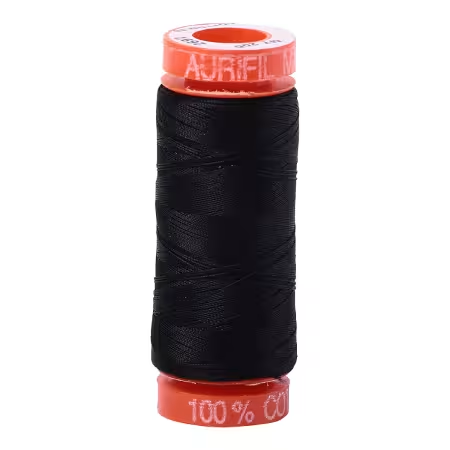 Mako Cotton Embroidery Thread 50wt 220yds Black