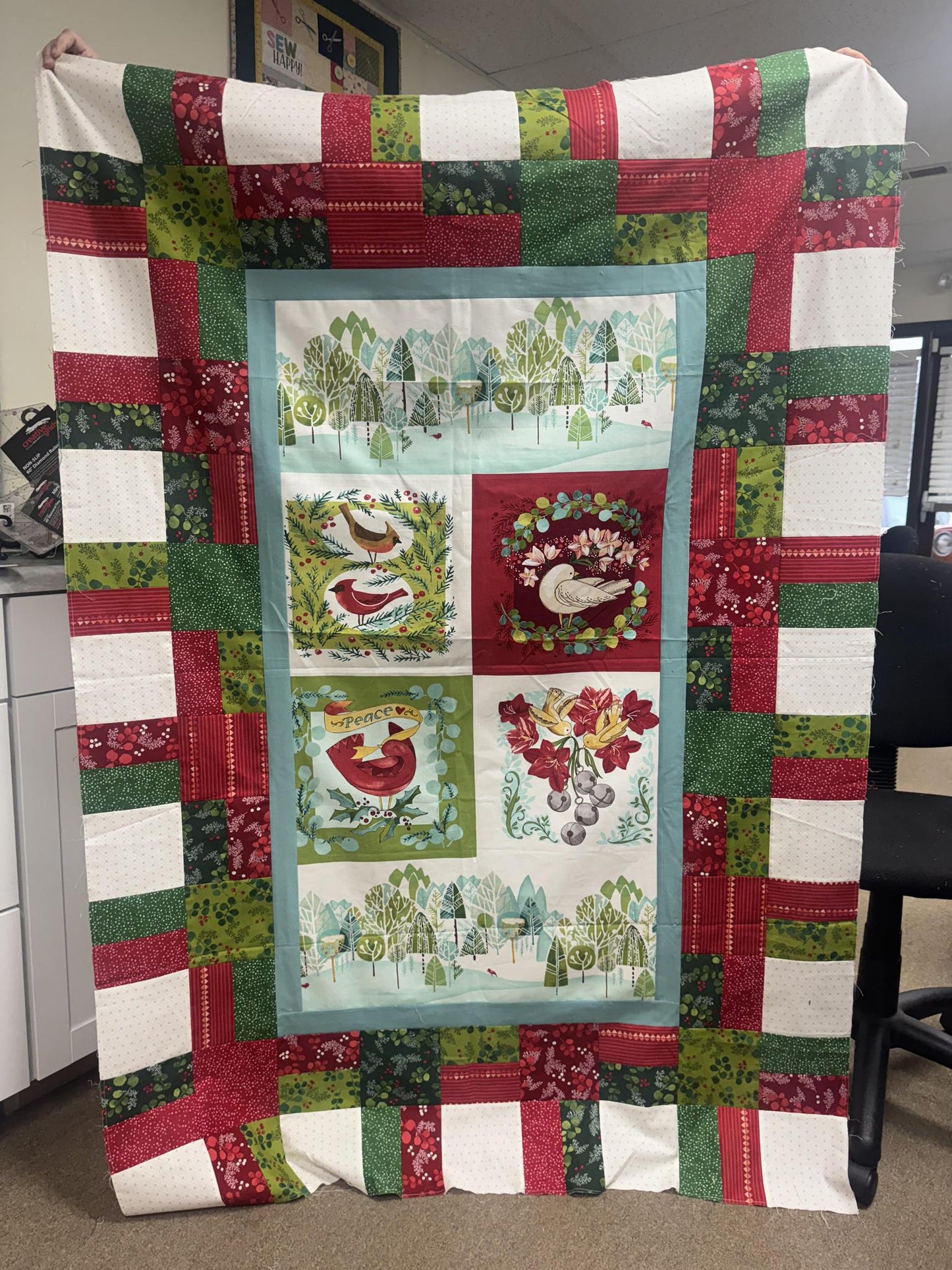 Miss Josie Quilt Kit - Featuring Winterly