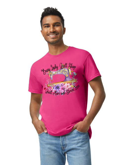 Busy Lady T-Shirts Hot Pink