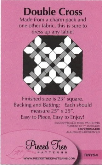 Double Cross Topper Pattern