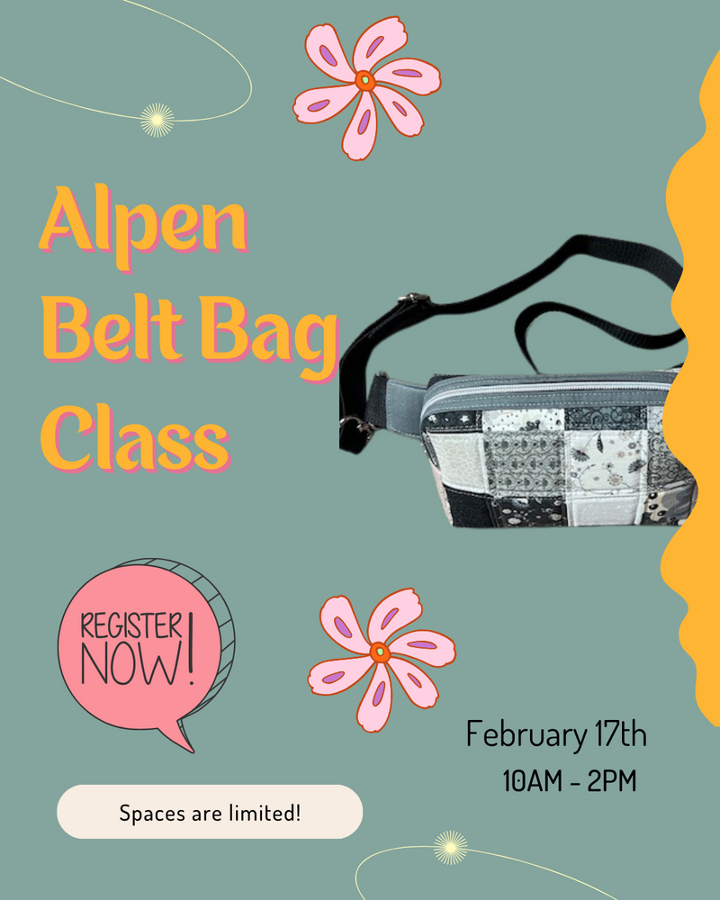 Alpen Belt Bag Class with Jeanette