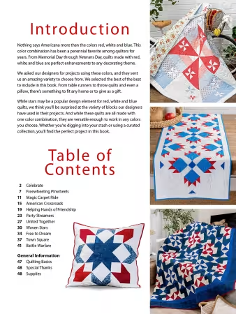 Americana Quilts 11 Designs to Celebrate Red, White & Blue