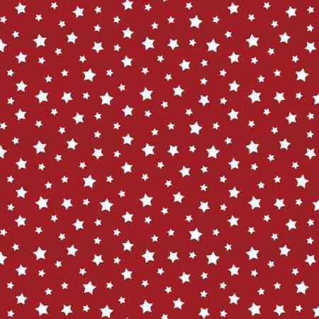 White Stars On Red