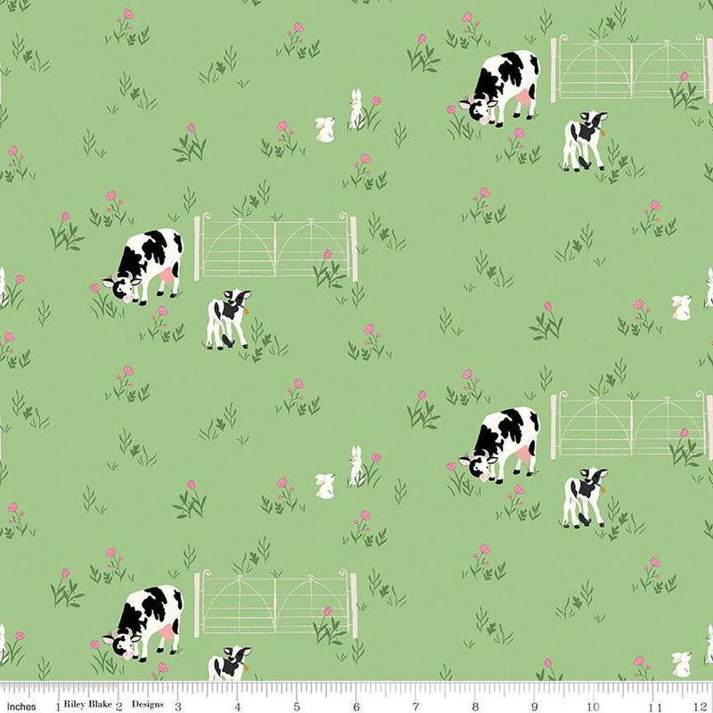 Tulip Cottage Cows and Bunnies Grass