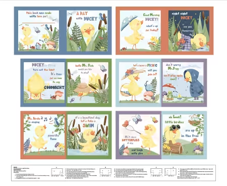 Lucky Duck Book Panel