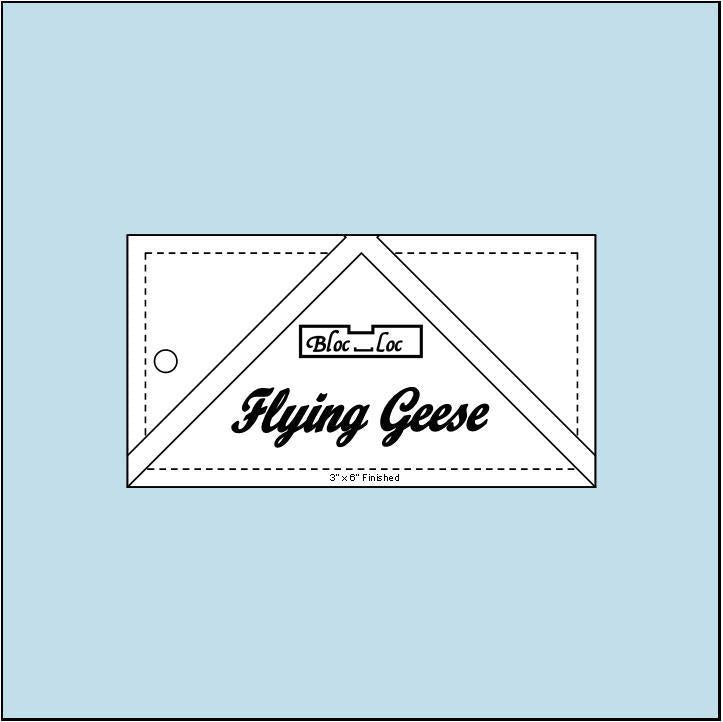 BlocLoc Flying Geese Trimmer 3" x 6"