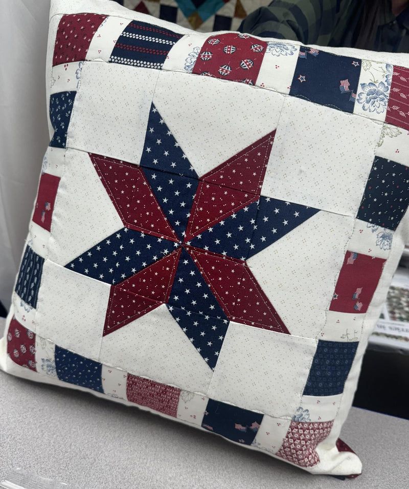 Festive Star Pillow - Patriotic Kit