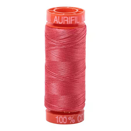 Mako Cotton Embroidery Thread 50wt 220yds Medium Red