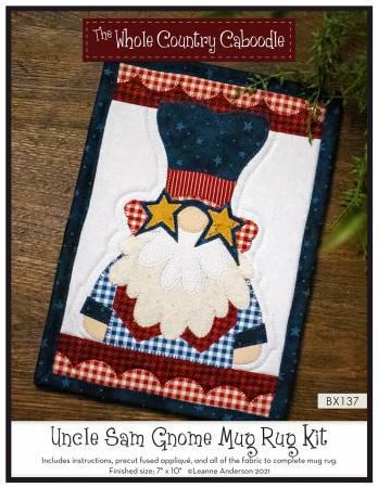 Uncle Sam Gnome Mug Rug Kit