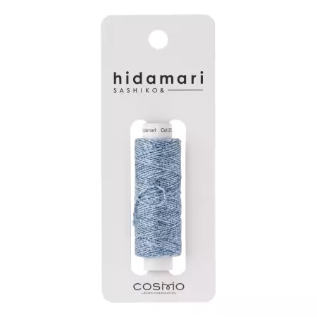 Cosmo Hidamari Sashiko Variegated Thread 30 Meters - Denim Blue