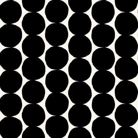 Monochrome Muse Ebony & Porcelain Large Dot Stripe