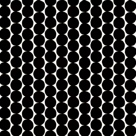 Monochrome Muse Ebony & Porcelain Small Dot Stripe