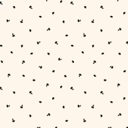 Monochrome Muse Porcelain & Ebony Ditsy