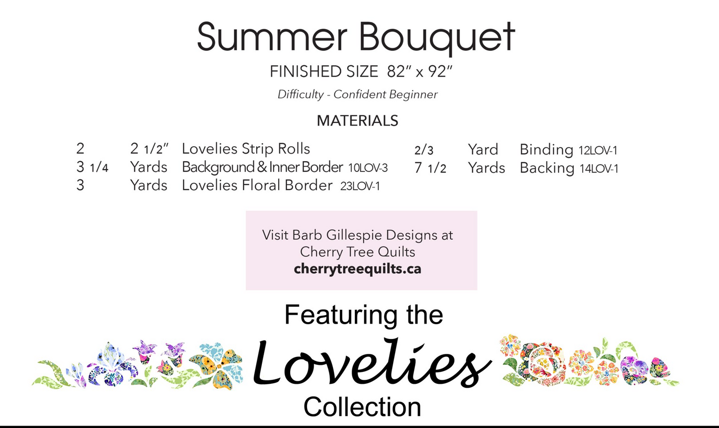 Summer Bouquet Quilt Pattern