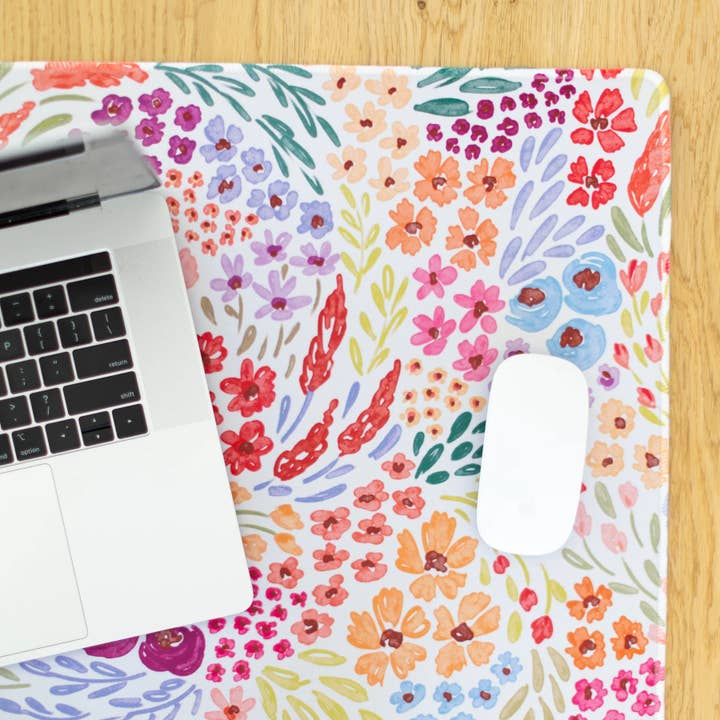 Floral Desk Pad