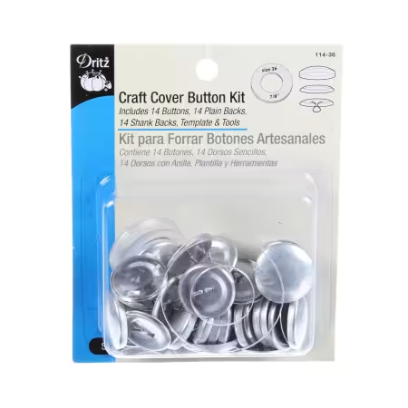 Craft Cover Button Kit SZ36 - 7/8in
