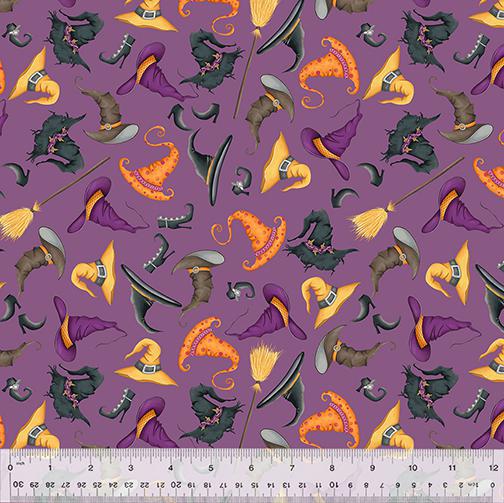 Scaredy Cats Hats with No Cats Purple