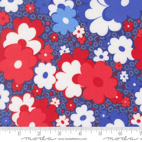 On The Porch Navy Freedom Floral