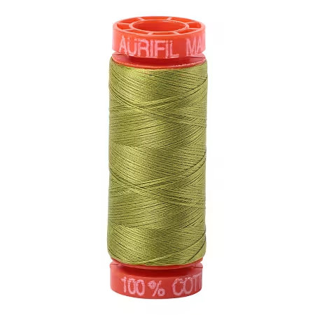 Mako Cotton Embroidery Thread 50wt 220yds Light Leaf Green