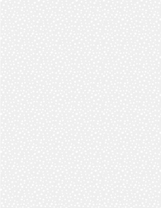 Petite Dots White on White
