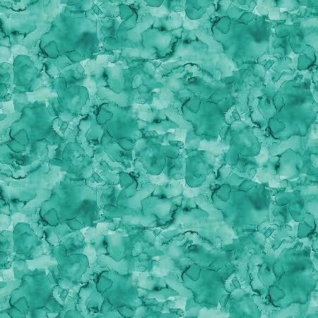 Lily Pond - Turquoise Watercolor Wash