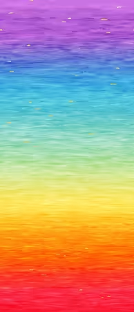 Go With The Flow Rainbow Ombre 108" Wide Back