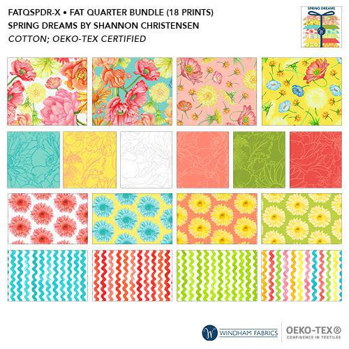 Spring Dreams - Fat Quarter Bundle of 18