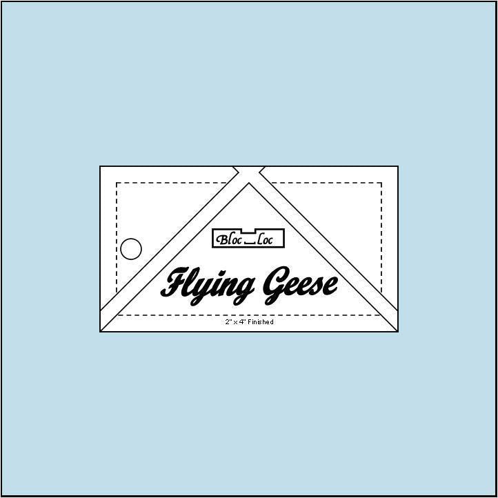 BlocLoc Flying Geese Trimmer 2" x 4"