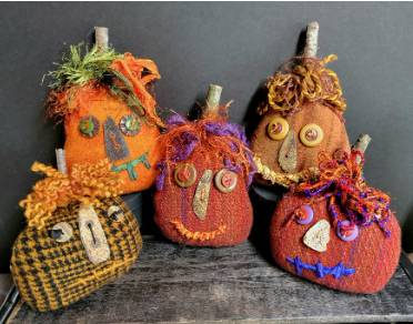 One Stop Shop Hop - Hand-Stitched Pumpkins with Angela - Saturday, October 10th