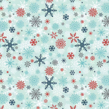 A Perfect Winter Snowflakes Powder