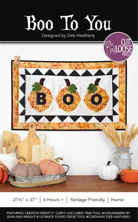 Boo To You Wall Hanging Pattern