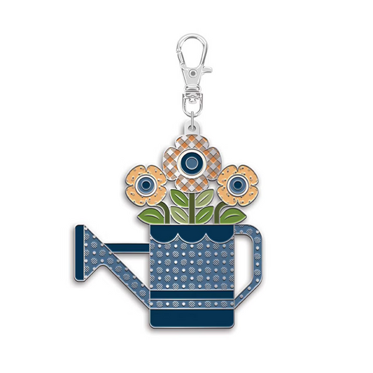 Lori Holt Enamel Happy Charm Watering Can