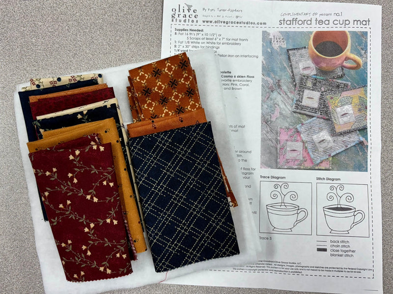 Stafford Tea Cup Mat Kit