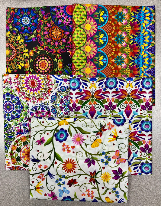 Sewposium Exclusive Gypsy Bundle - 5 One Yard Cuts