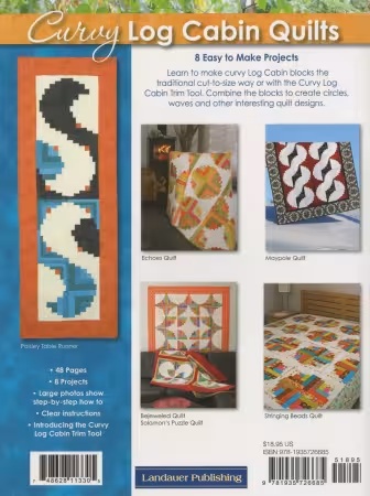 Curvy Log Cabin Quilts