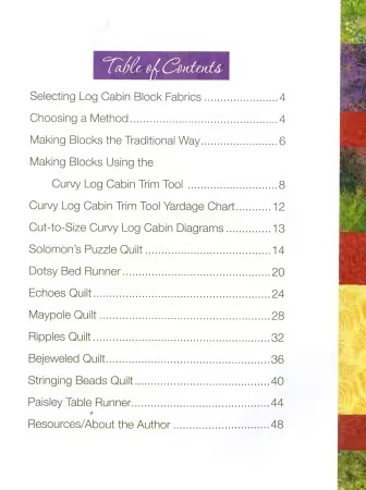 Curvy Log Cabin Quilts
