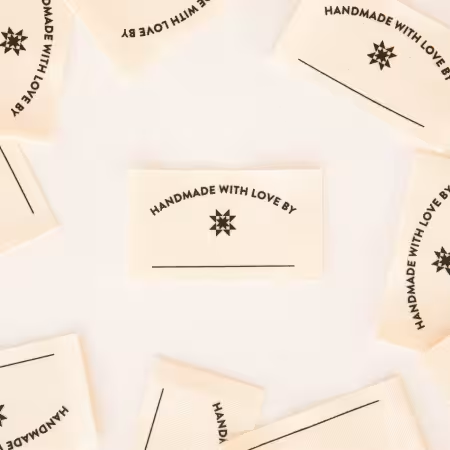 Handmade with Love Organic Cotton Write-In Labels