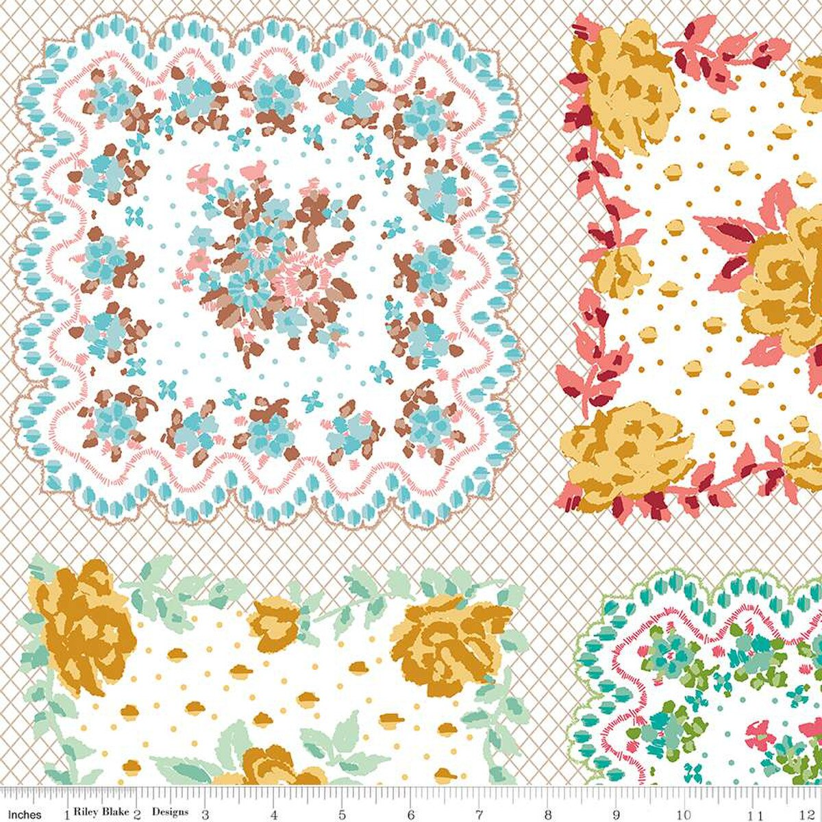 Granny Chic Handkerchief 108" Wideback