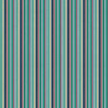 Floral Drama Emerald Stripe