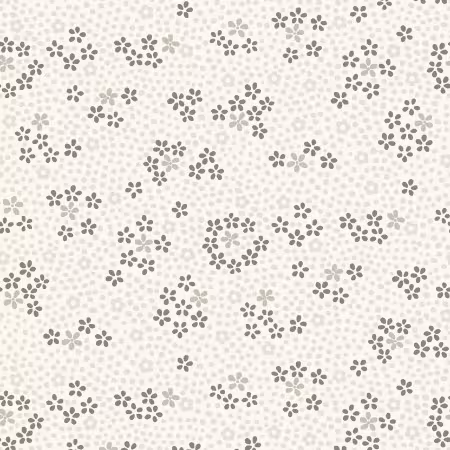 Shhh Dark Gray Scattered Floral