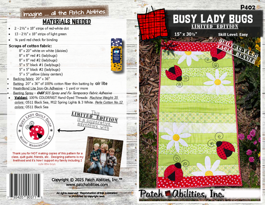 Busy Lady Bugs EXCLUSIVE Runner Kit