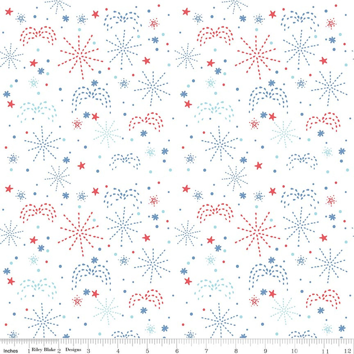 Firework Fields Fireworks White