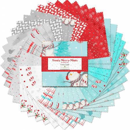 5in Squares Frosty Merry-Mints, 42pcs