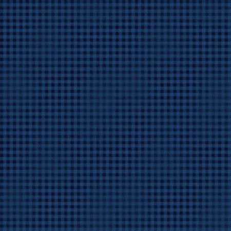 Heartland Dark Blue Wool Check