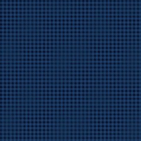 Heartland Dark Blue Wool Check